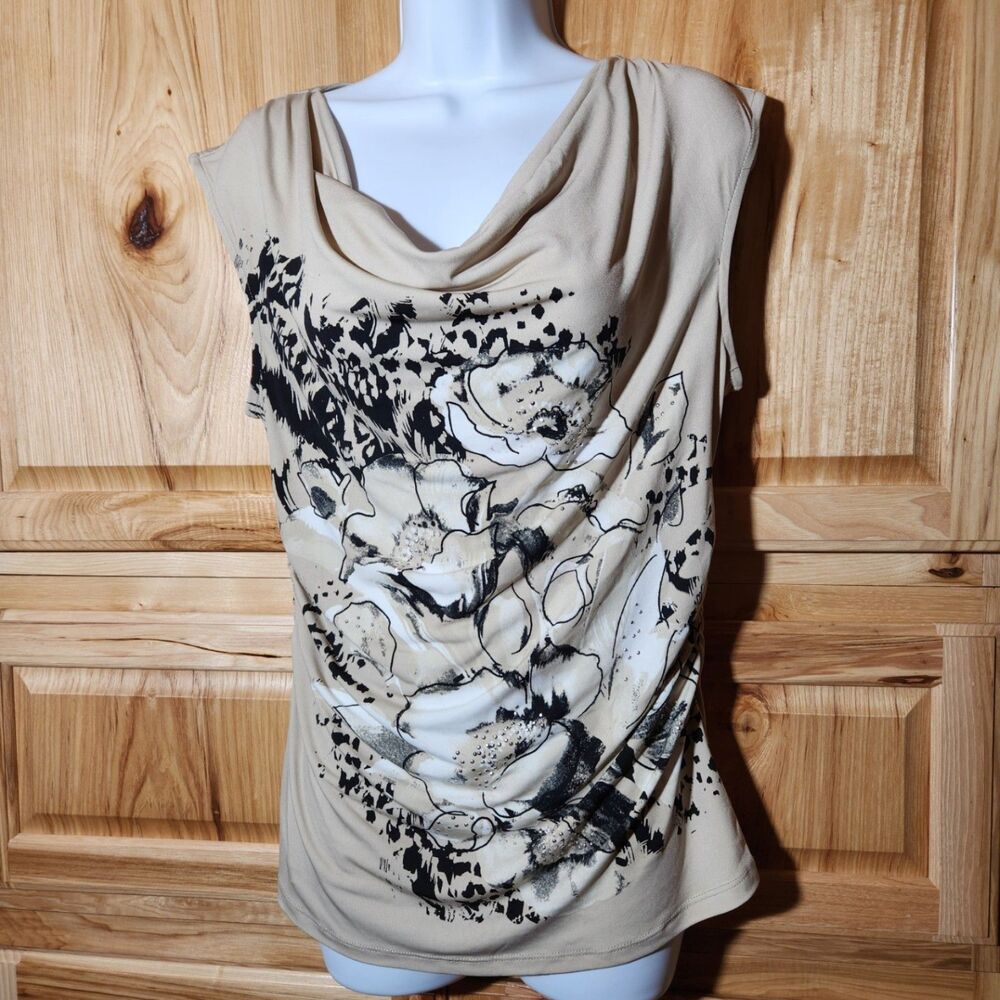 Style & Co Women's Sleeveless Dressy Tank Top Small